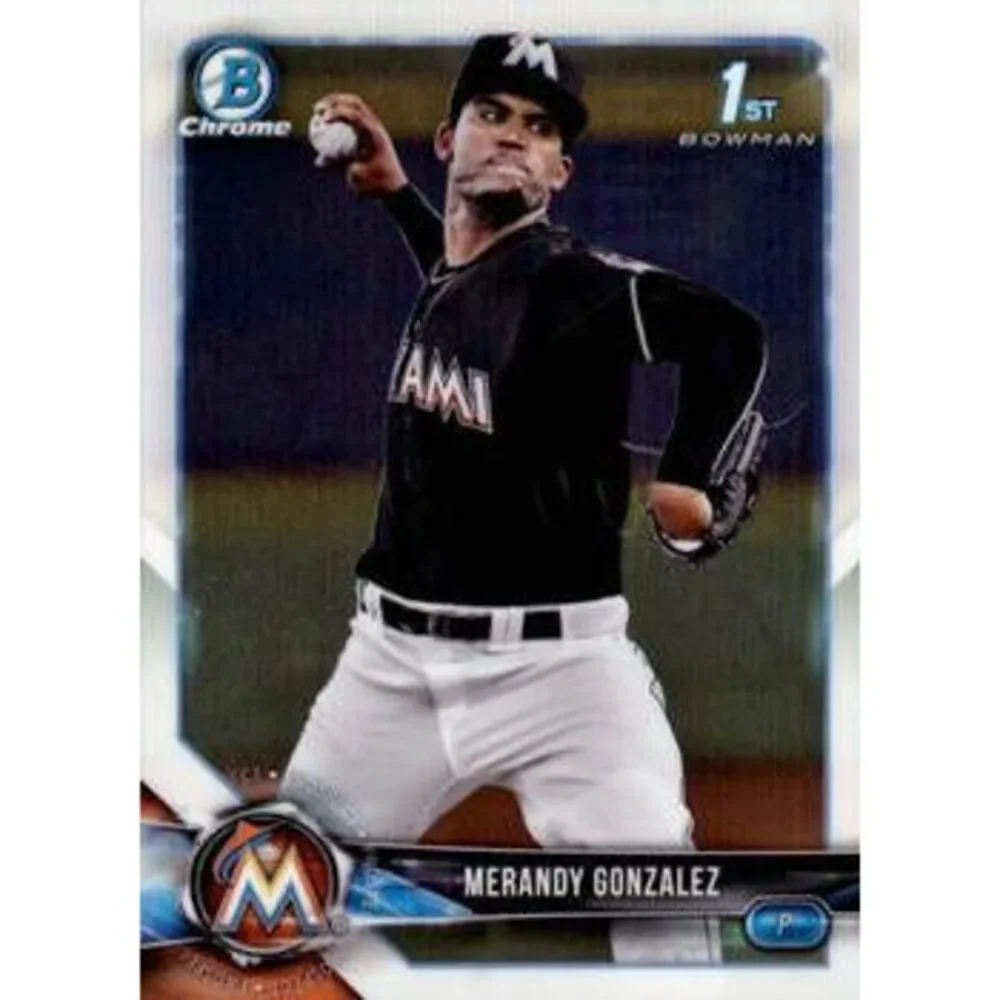 2018 Bowman Chrome Prospects Merandy Gonzalez BCP70 Miami Marlins
